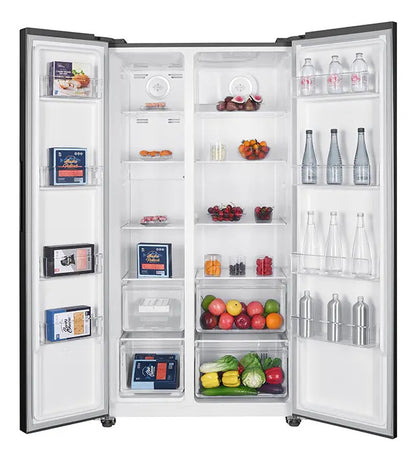 Refrigerador Smartlife Side By Side 2 Puertas Sbs690s2p Qofe Gris