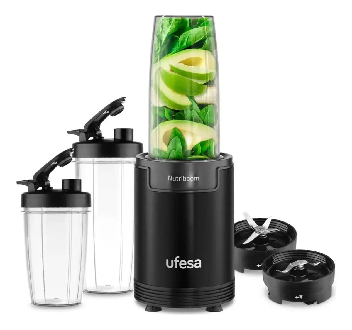 Licuadora Ufesa Nutriboom 900w 2 Jarras Bs2500 - Negro