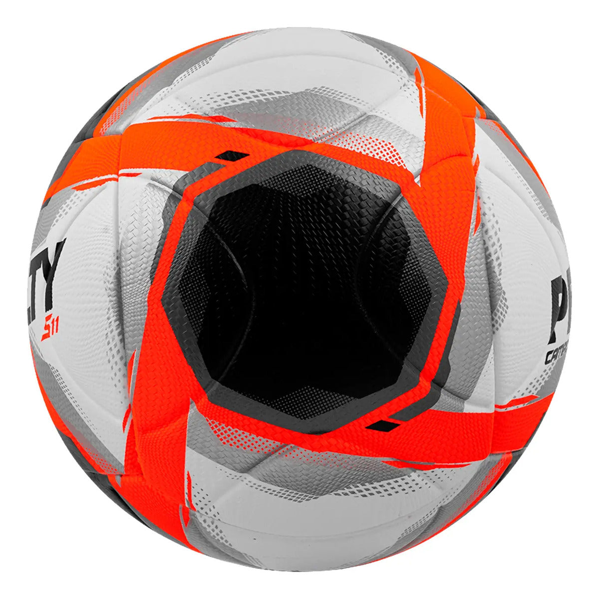 Pelota De Fútbol De Campo Profesional Pu S11 R2 Penalty Qofe Blanco-negro-naranja