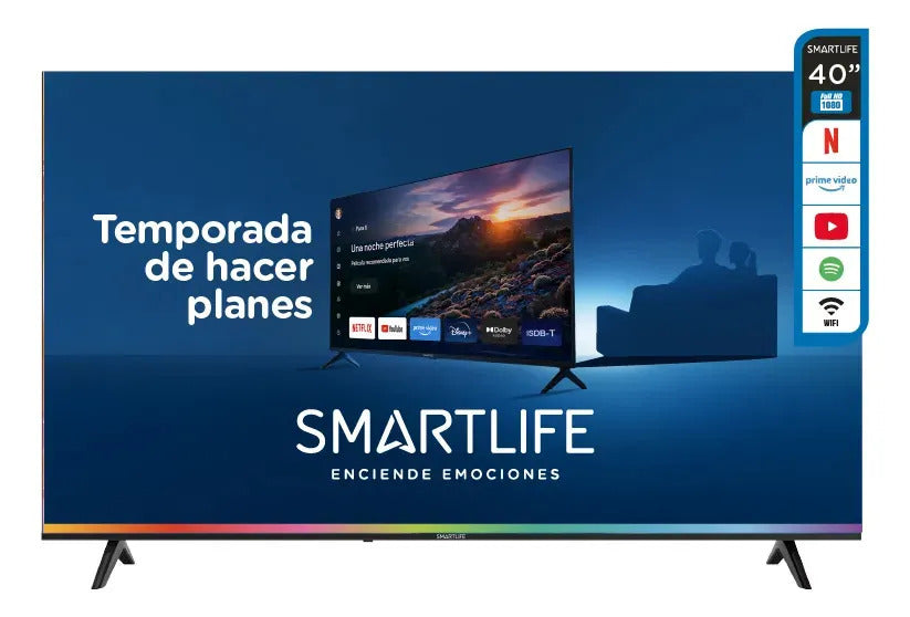 Smart Tv Smartlife Fhd 40'' Sl-tv40smta14 - Negro