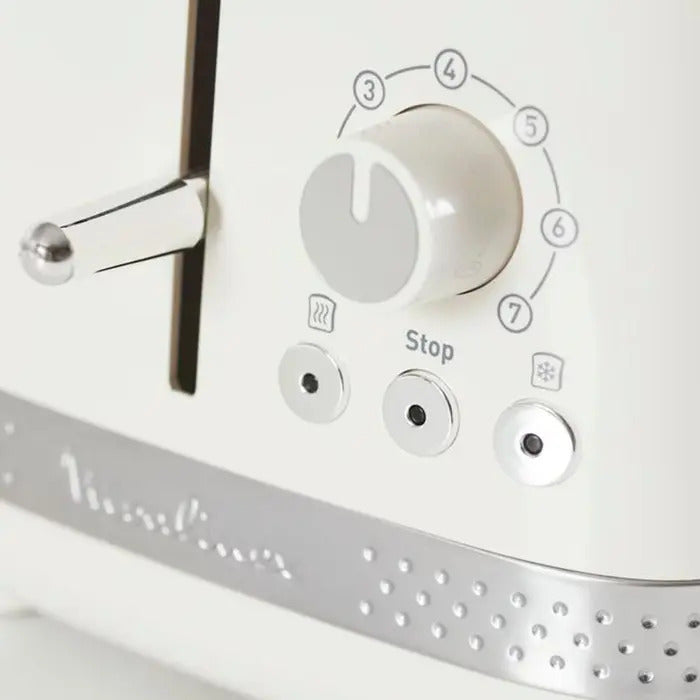 Tostadora Moulinex 2 Ranuras Anchas 850w - Marfil