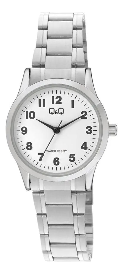 Reloj Q&q Metal Dama 30mm C09a-010py - Plateado