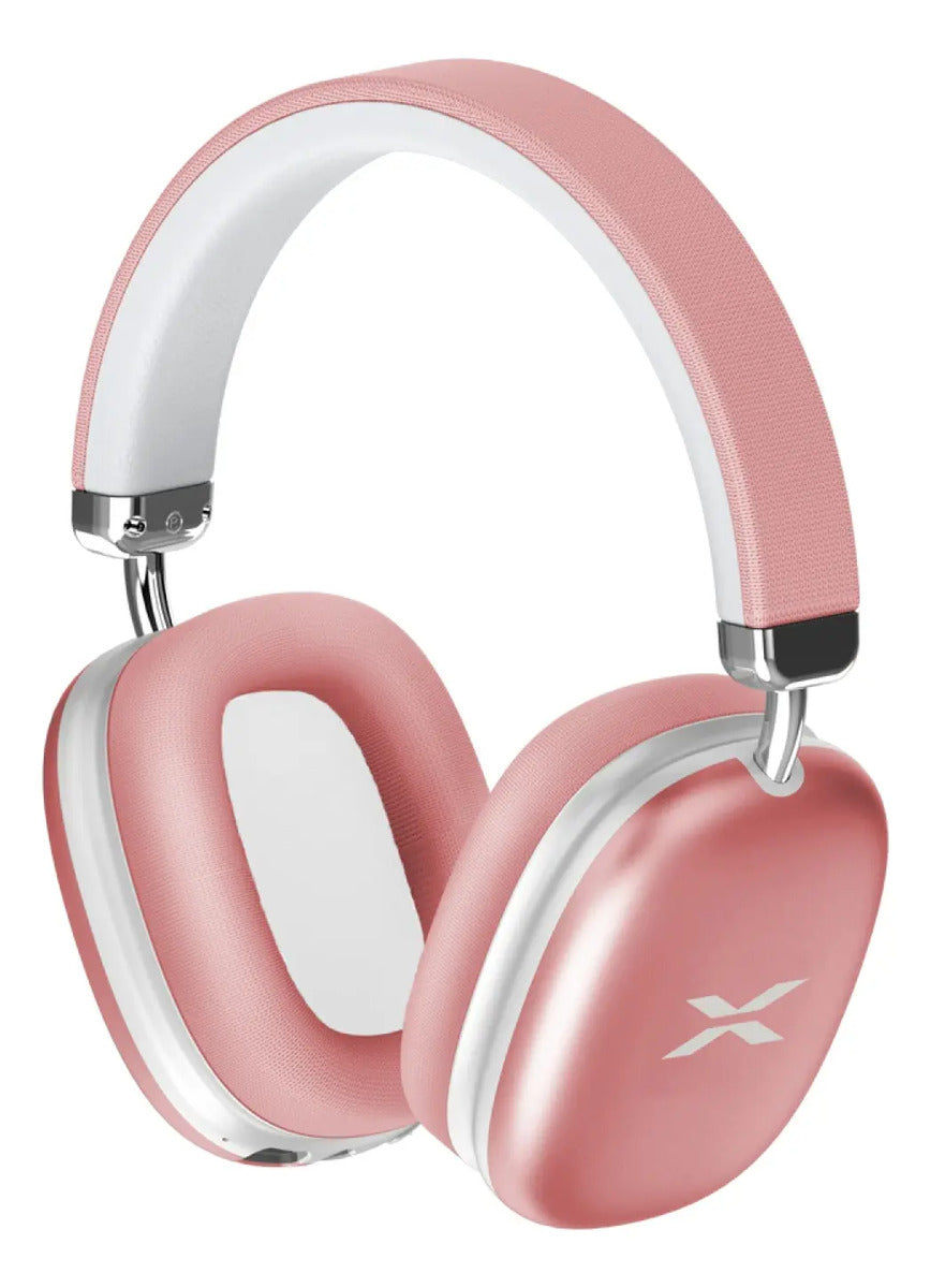 Auriculares Inalámbricos Xion 40hs Duración Xi-aux300 Rosa