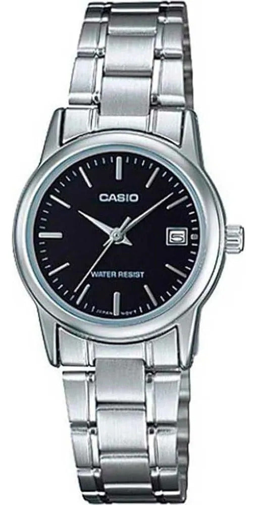 Reloj Casio Dama Metal Ltp-v002d-1a - Negro