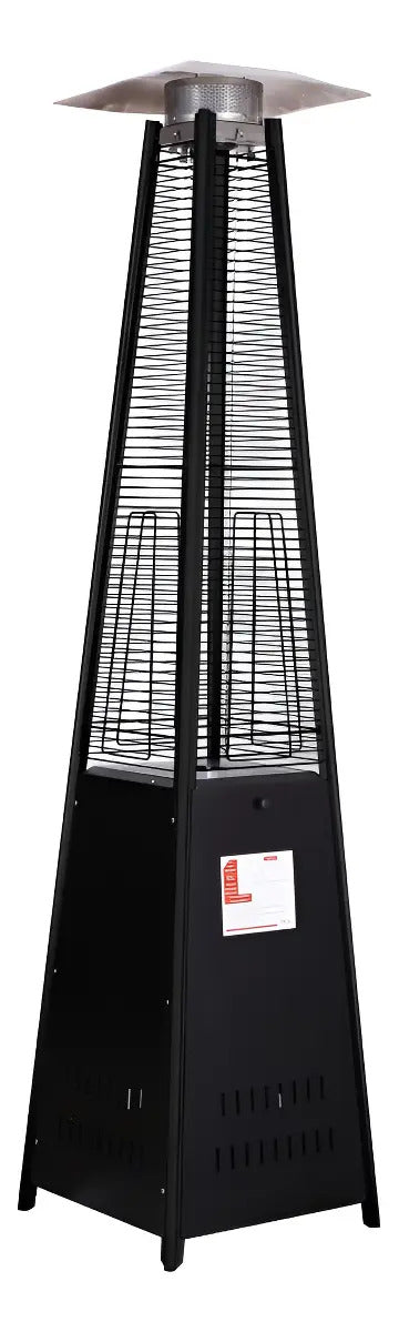 Estufa Pirámide A Gas Xion Para Exterior Xi-gas77 Negro