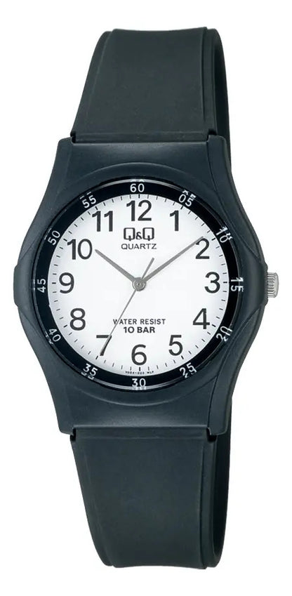 Reloj Q&q Silicona Hombre 35mm Vq04j003y - Negro
