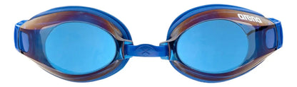 Lentes Natación Uv Zoom X-fit Mirror Espejado Arena Azul