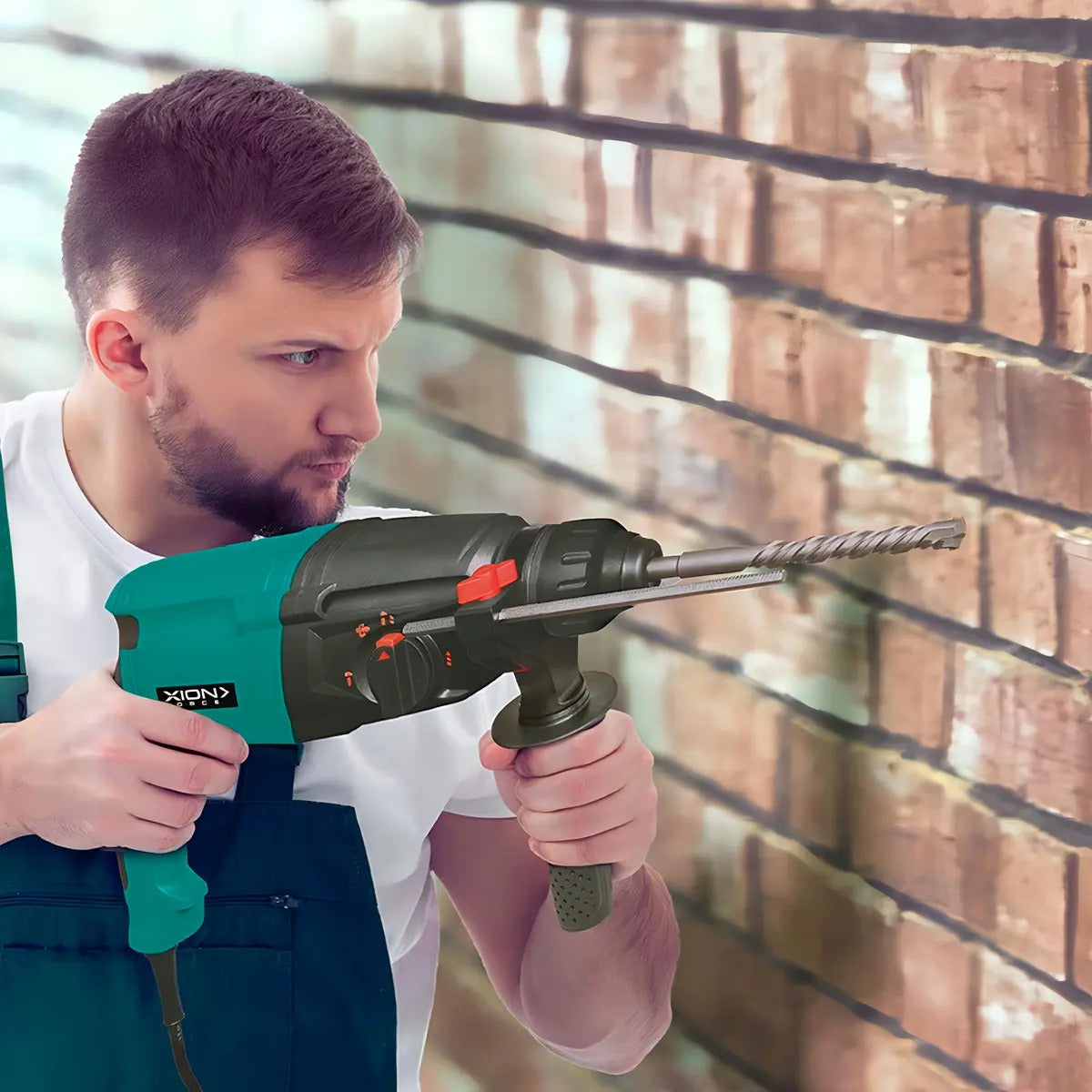Rotomartillo Xion 820w 1300 Rpm Xi-toolrm800 - Verde