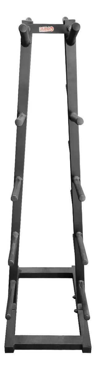 Soporte Para 10 Pelotas Medicinales Wall Ball Rhino Negro
