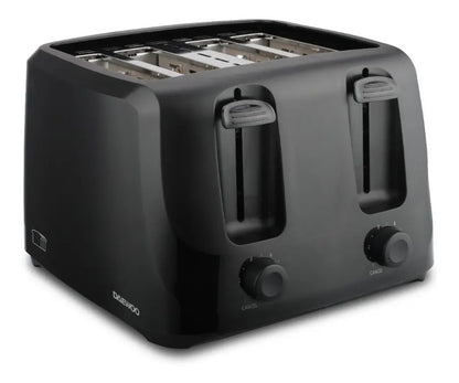 Tostadora Eléctrica Daewoo 4 Panes 6 Niveles - Negro