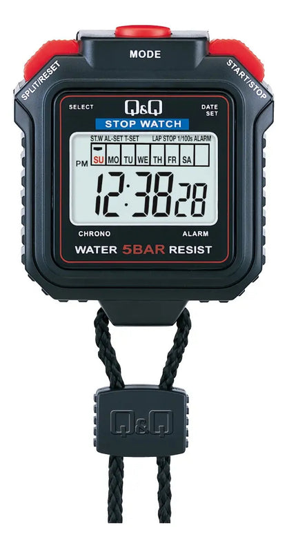 Cronómetro Q&q Digital Hs43j001y - Negro