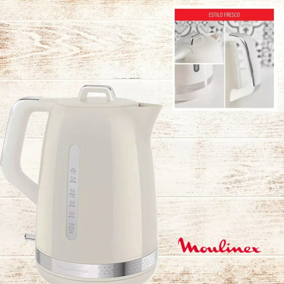 Jarra Eléctrica Moulinex De 1,7 Litros - Marfil