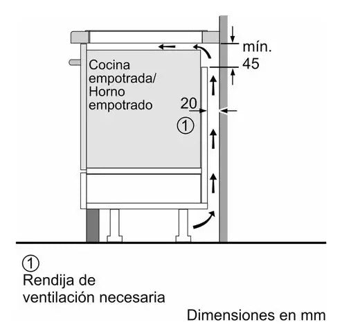 Anafe Bosch De Inducción 60cm 4 Zonas Touch Select - Negro