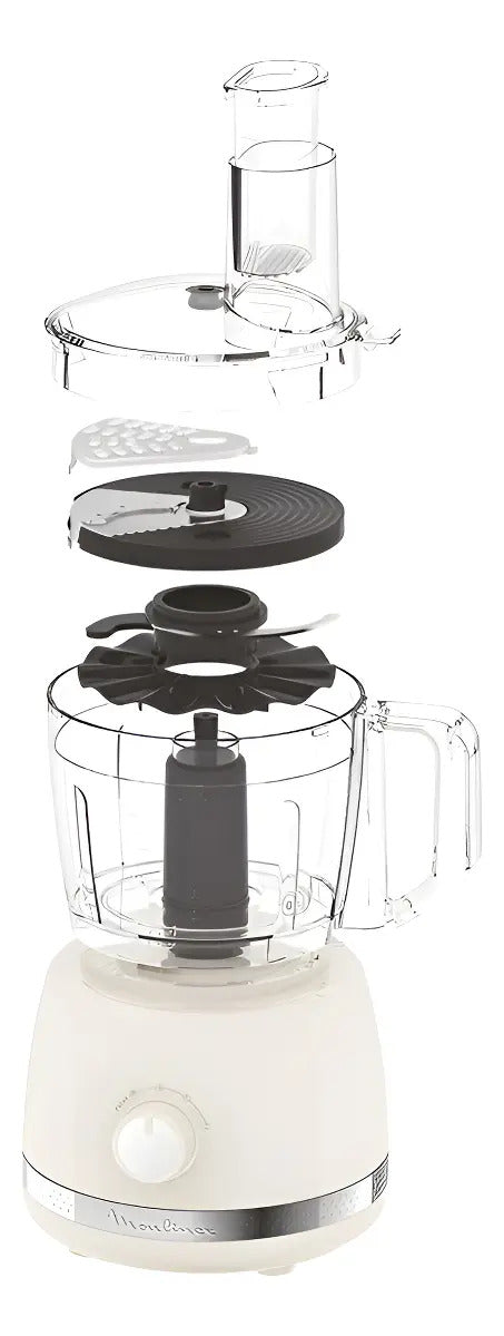 Procesadora De Alimentos Moulinex 600w 2,4lt - Blanco