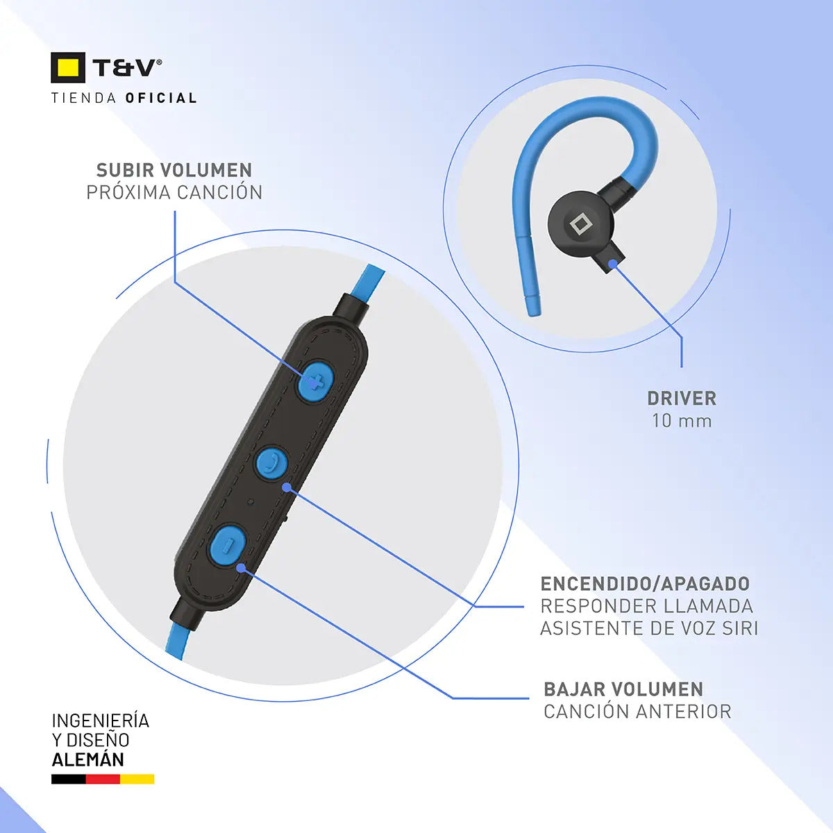 Auriculares Thonet & Vander Vr10 Gen2 Neckband