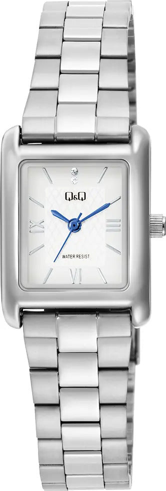Reloj Q&q Metal Dama 22mm C69a-001py - Plateado
