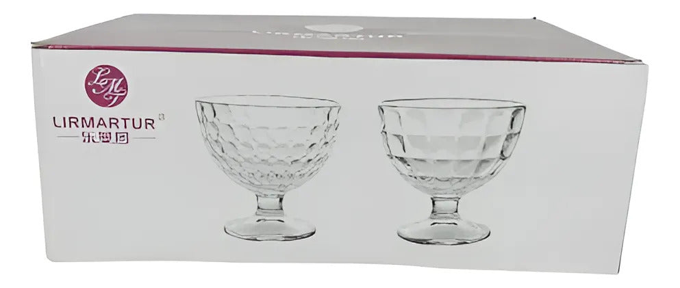 Set 6 Copas De Helado 10.5×9.5 Cms