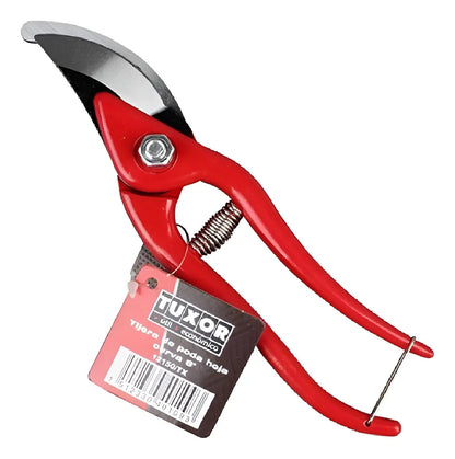 Tijera De Poda Tuxor Hoja Curva 8'' - Rojo