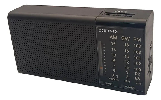 Radio Portátil Xion Am/fm/sw Xi-ra12 - Negro