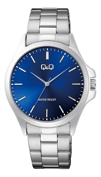 Reloj Q&q Metal Hombre 40mm C36a-004py - Plateado