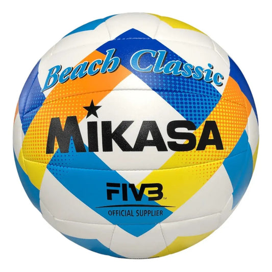 Pelota Beach Volley Classic Fivb Mikasa - Blanco/amarillo/azul