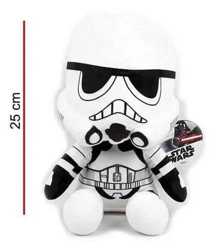 Peluche Star Wars Stormtrooper 25cm Phiphitoys - Blanco