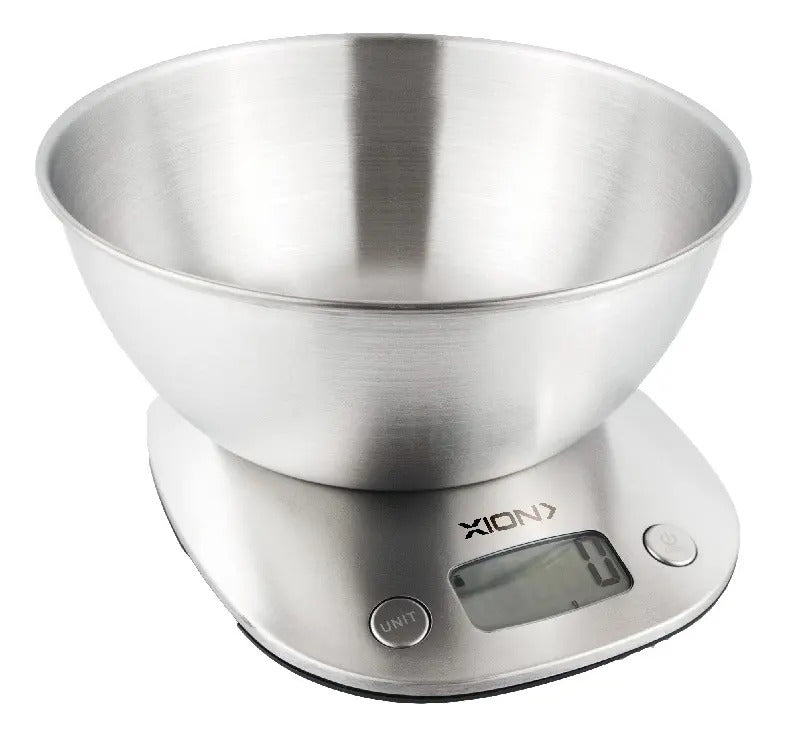 Balanza De Cocina Xion Digital Hasta 5 Kg Xi-bc50 Gris 5 Kg