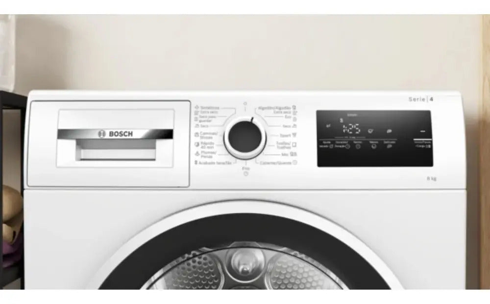 Secarropas Bosch 8kg Con Bomba De Calor Wtr83200es Blanco