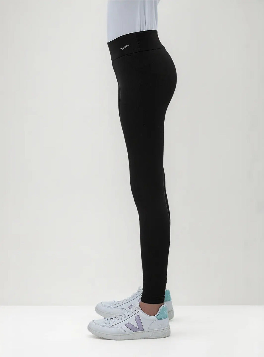 Calza Deportiva Niña Suplex Tiro Alto Elite - Negro 10