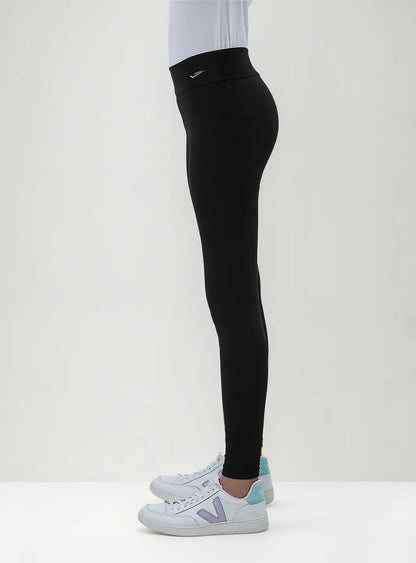 Calza Deportiva Niña Suplex Tiro Alto Elite - Negro 12