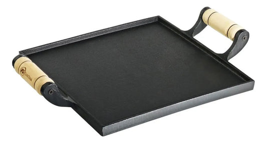 Plancha Hierro Con Asas 34.5×24.5×1.7 Cm Santana Negro