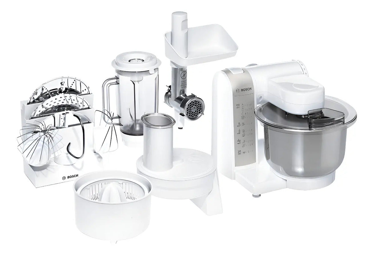 Robot De Cocina Multiprocesador Bosch Mum4880 - Blanco