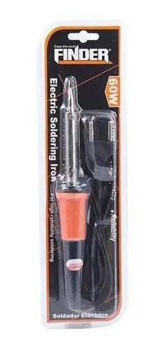 Soldador De Estaño Finder Manual Tipo Lapiz 60w Naranja/negro