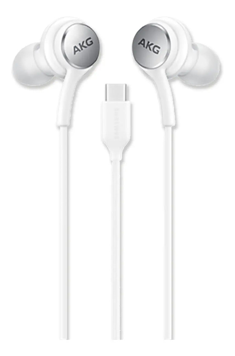 Auriculares Samsung By Akg Original Tipo C - Blanco