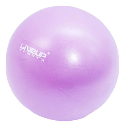 Mini Pelota Pilates Yoga Gym 20cm Liveup Plateado