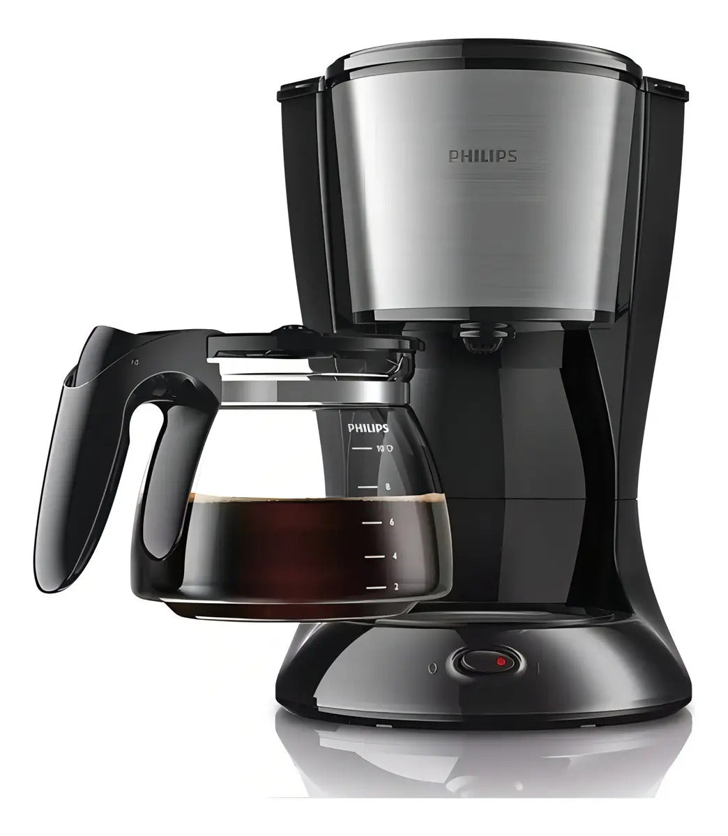 Cafetera De Filtro Philips 1,2 Lts Hd7462/20 - Black/metal