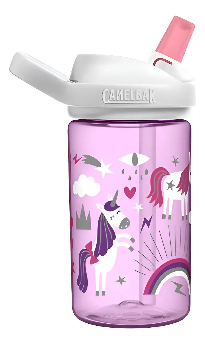 Botella Eddy+ Plus Kids Unicornios 400ml Camelbak Rosado/unicornio