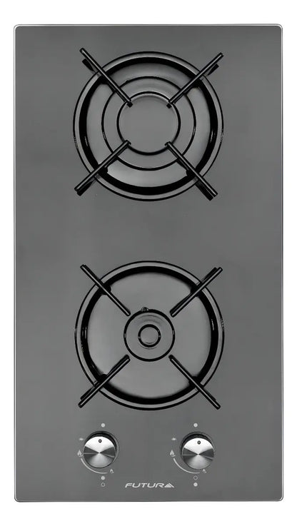 Anafe A Gas Futura Vidrio 30cm Fut-a30vg - Negro