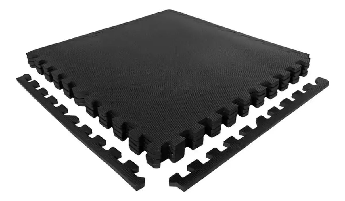 Tatami Encastrable Reebok De Goma Eva Negro - Negro Encastrable