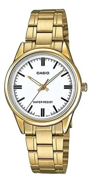 Reloj Casio Metal Ltp-v005g-7audf - Dorado