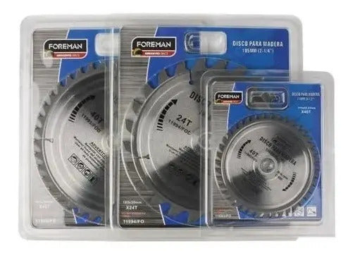 Disco Corte Madera Foreman 4 1/2 115mm Gris