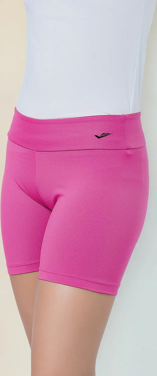 Calza Corta Niña Deportiva Lisa Suplex Elite - Rosa 12