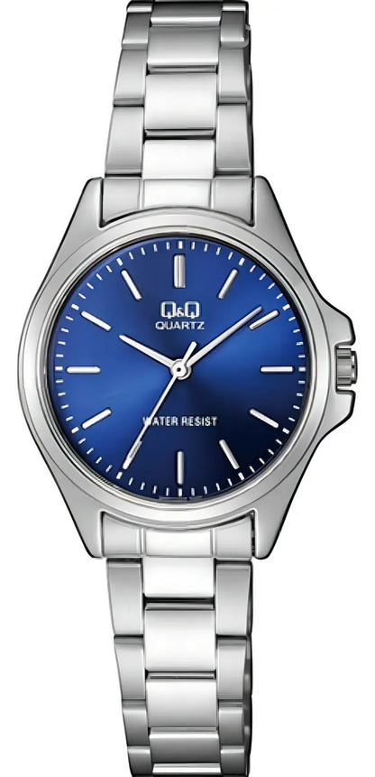 Reloj Q&q Metal Dama 30mm Qa07j202y - Plateado