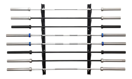 Soporte Para Barras 8 Lugares 160kg Rhino - Negro