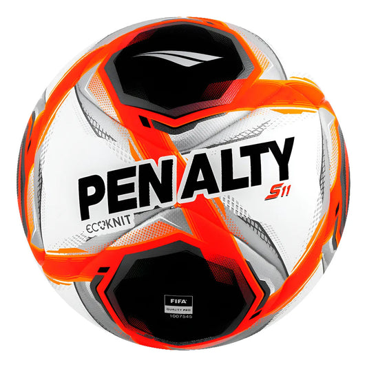 Pelota De Fútbol Campo S11 Penalty Xxv Oficial Auf Blanco-negro-naranja