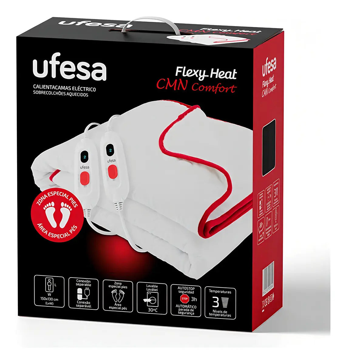 Calienta Camas 2 Plazas Ufesa Cmn Flexy Heat