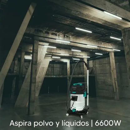 Aspiradora Industrial Xion 60 Lts Xi-vc6600pro - Plateado