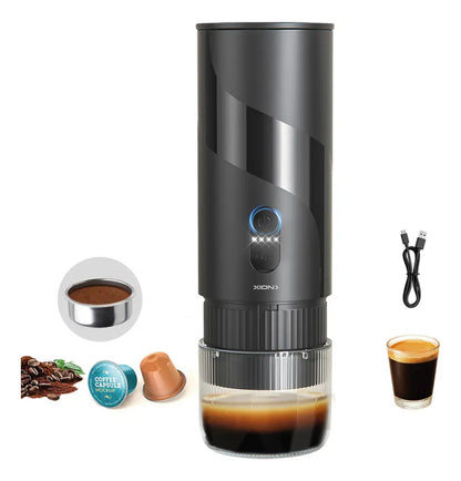 Cafetera Para Capsula Y Café Xion Portátil Xi-cm1 Negro