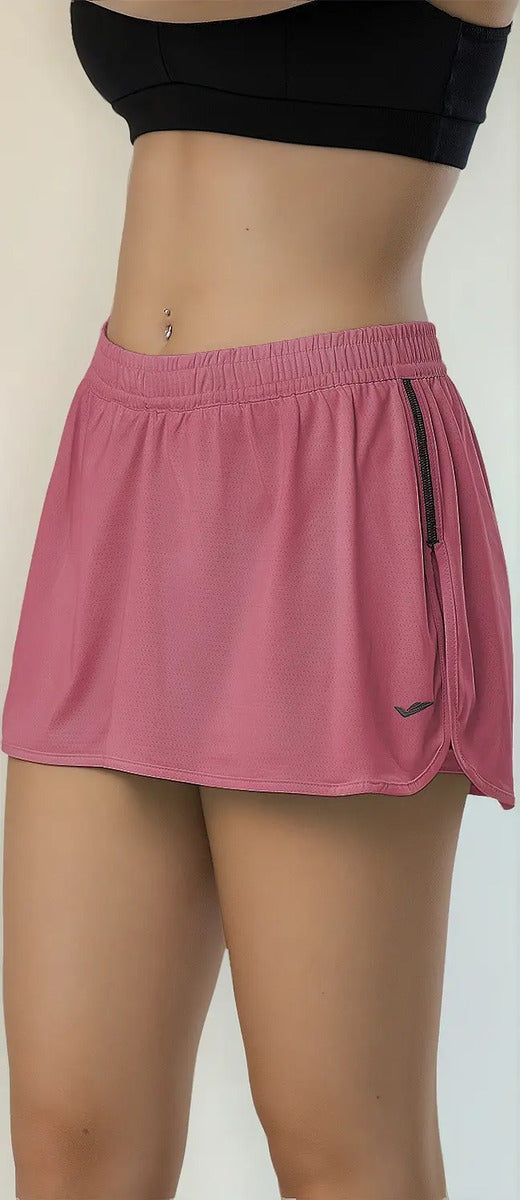 Short Pollera Deportivo Niña Gimnasia Elite - Rosa 16