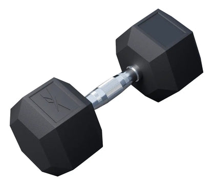 Mancuerna Hexagonal Recubierta De Goma 4kg Reebok - Negro